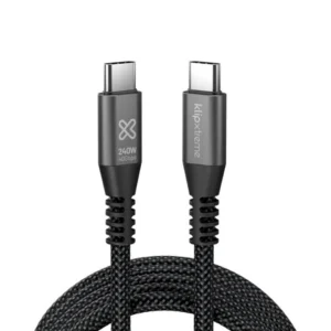 Cable USB-C a USB-C Klip Xtreme PowerGo 850 KAC-850-6FT 240W PD 3.1, 40Gbps, USB4 y Video 4K de 1.8m