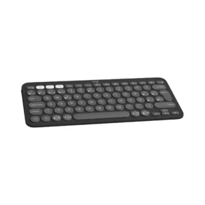 Teclado Inalámbrico Logitech Pebble Keys 2 Bluetooth Multidispositivo con Easy-Switch, Teclas Silenciosas y Batería de 36 Meses